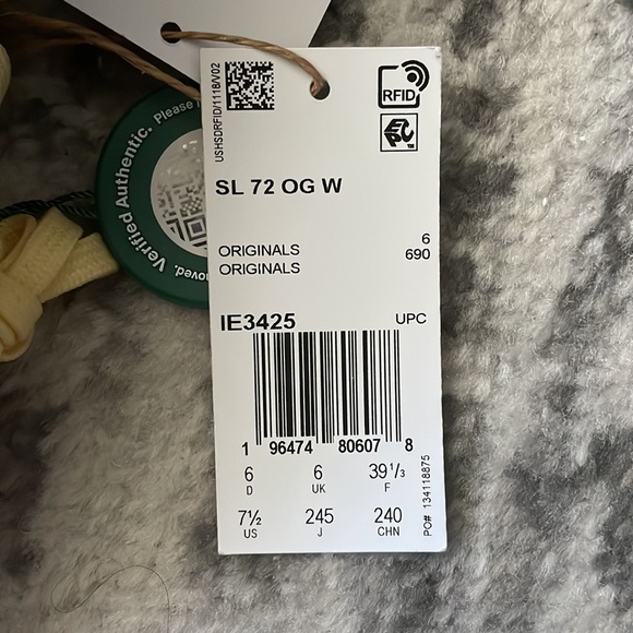 NWT adidas SL 72 OG Maroon Preloved Brown - Picture 4 of 4